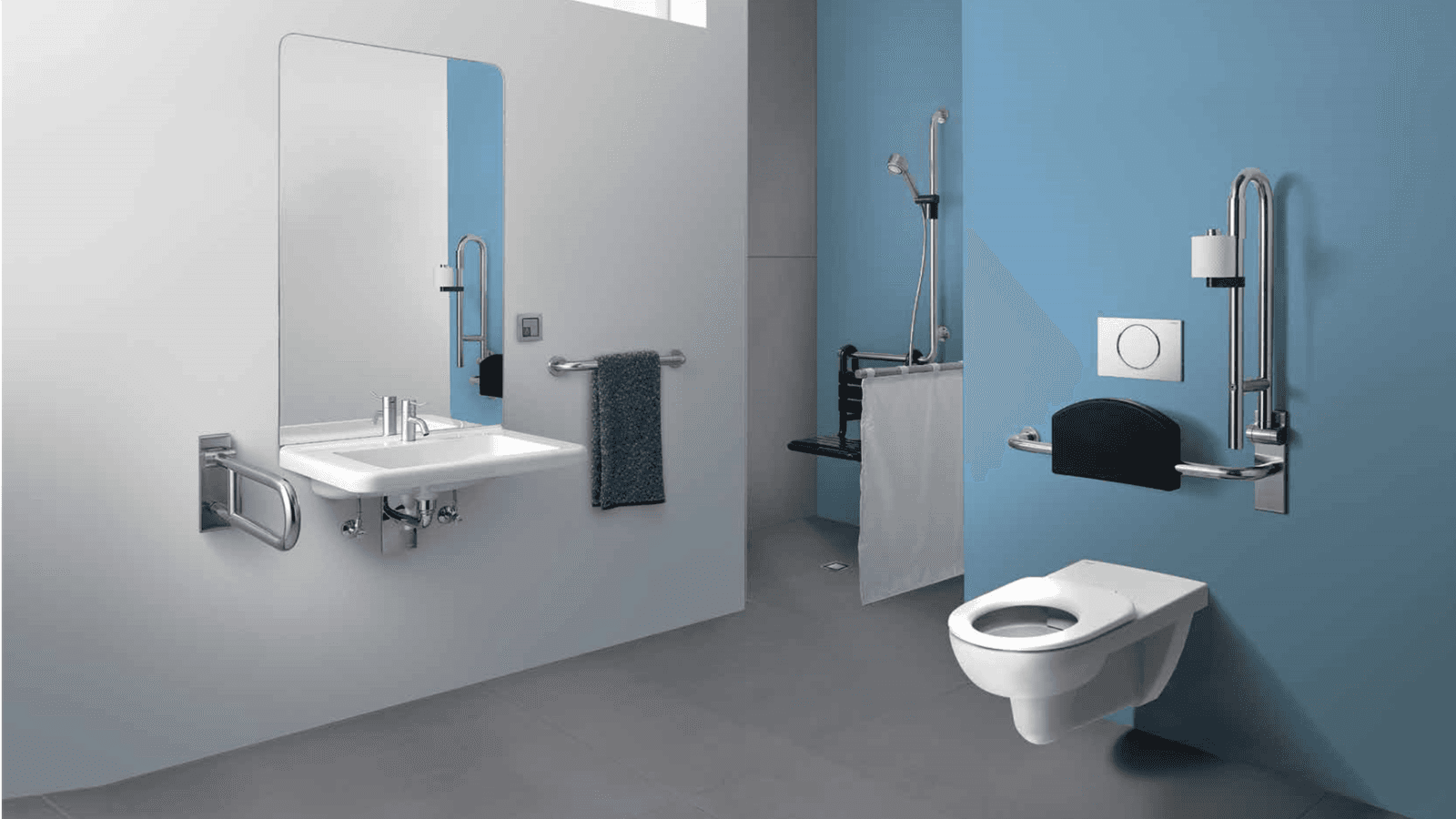 Безбар'єрна ванна кімната Безбар'єрна ванна кімната