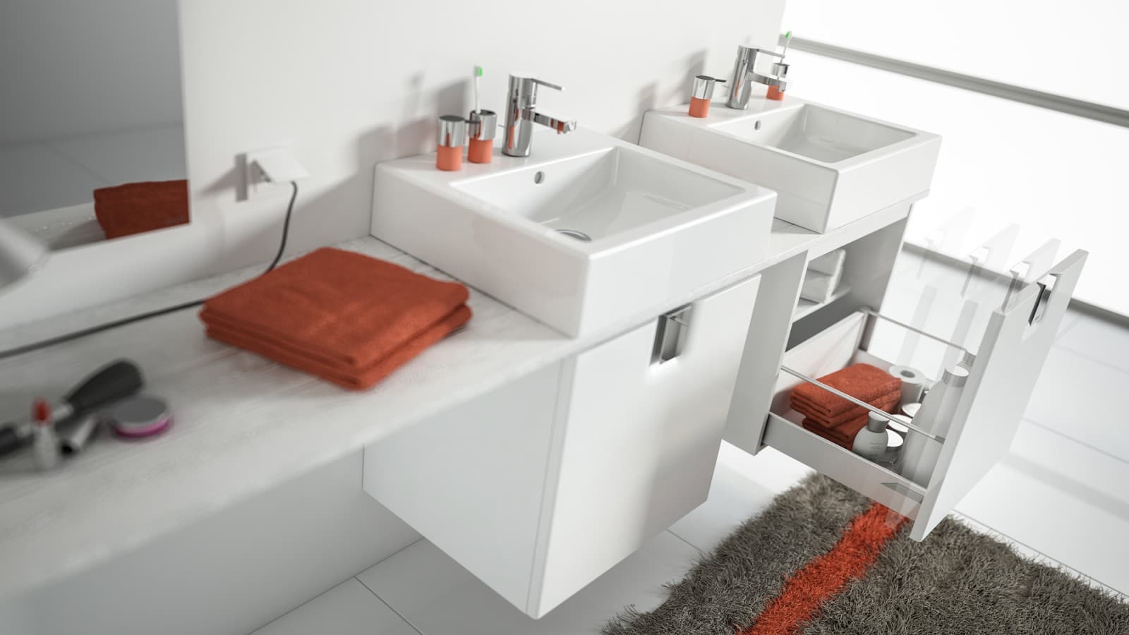 Умивальник з колекції KOLO Twins Умивальник з колекції KOLO Twins